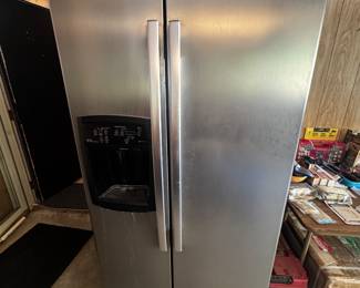 Whirlpool Double Door Refrigerator, In working condition... It's Kept our water cold!
