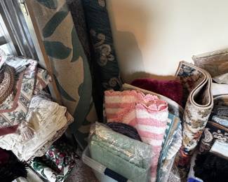 Multiple Throw Rugs