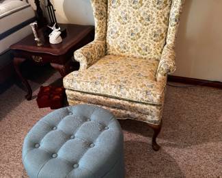 Arm Chair, Storage Ottoman