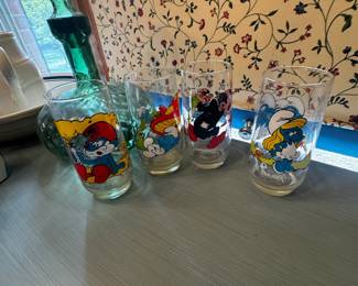 1982/1983 Smurfs Glasses