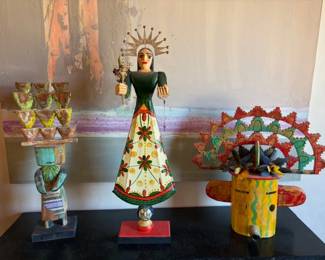 Vintage Marie Romero Cash (center) and Greg Lomayesva