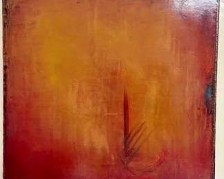 Poteet Victory 'Live Forgetting' oil on canvas, 12" x 12"