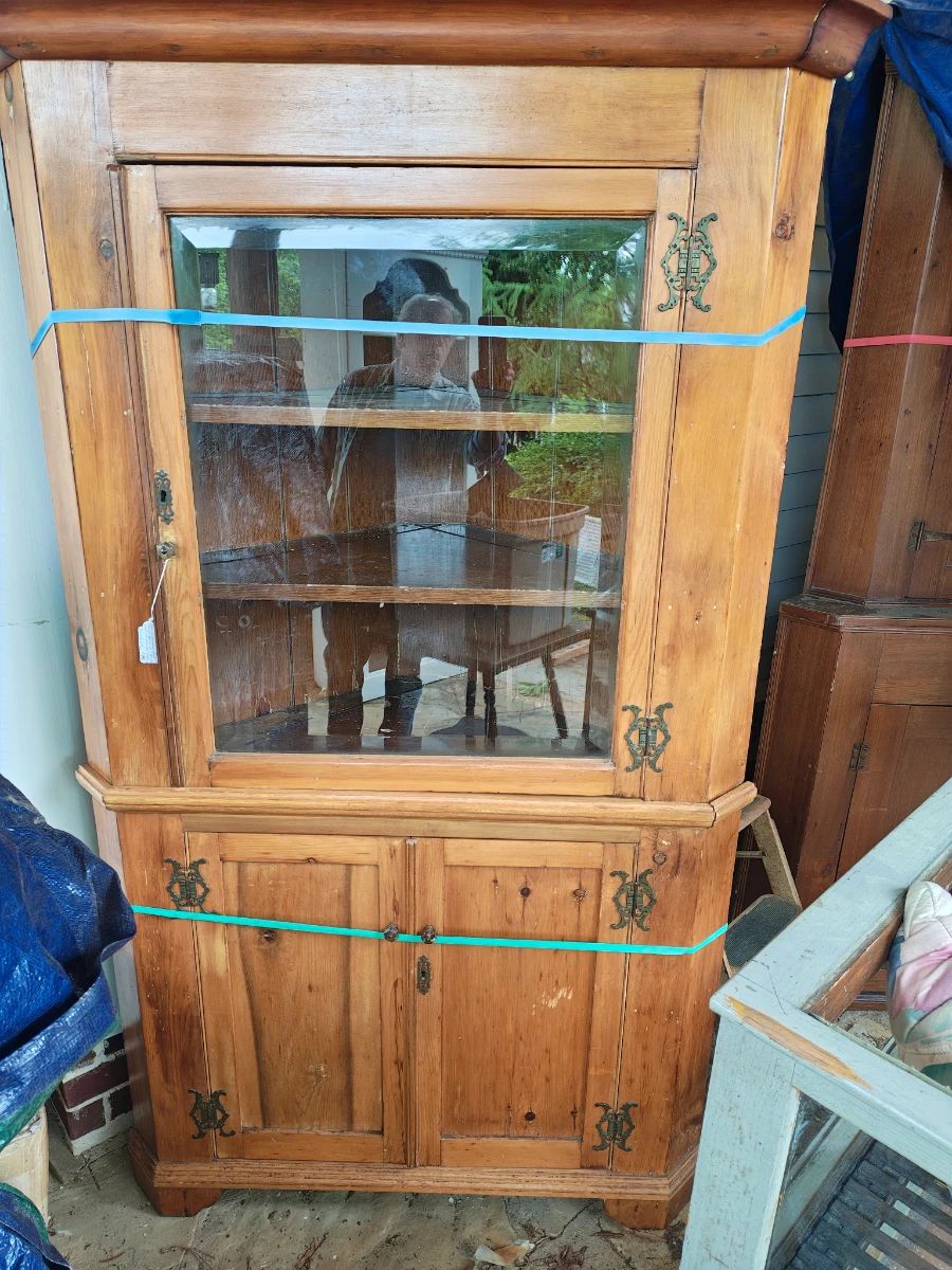 Antique Corner Cupboard 
