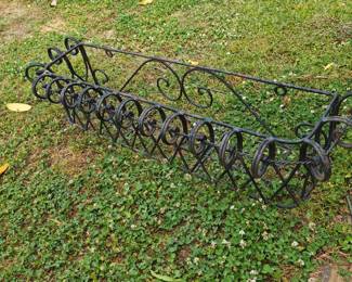 Iron Window Planter Box