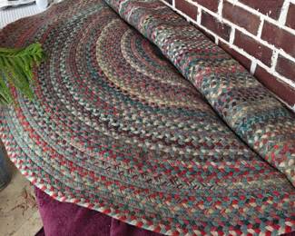 Vintage Braided Country Rug