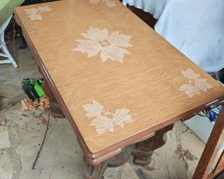 1930s enamel top kitchen table 