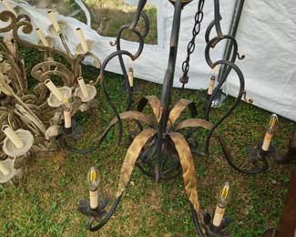 Designer Metalwork Chandelier 