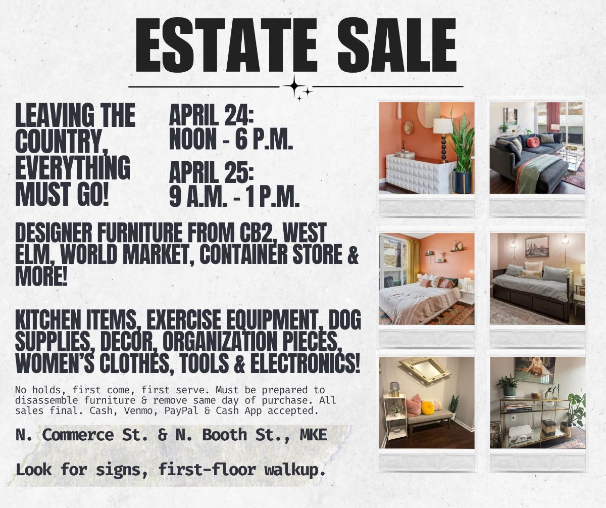Moving Sale Flyer Facebook Post