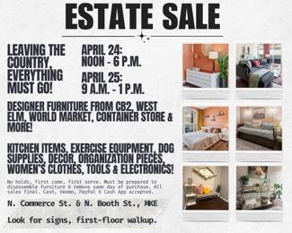 Moving Sale Flyer Facebook Post