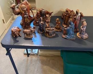 Very large Nativity scene