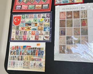 Large stamp collection from around the world