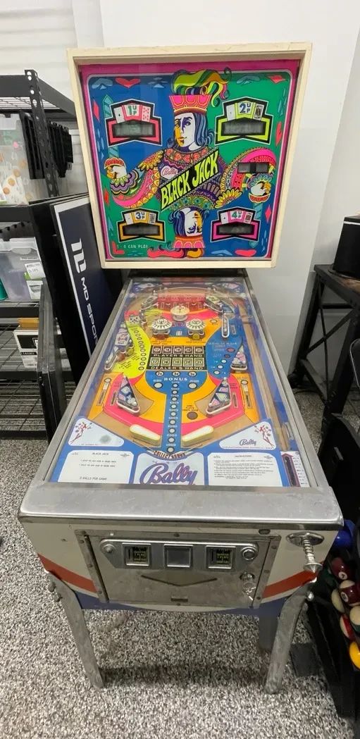 1978 Vintage Bally Black Jack Pinball Machine