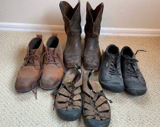 4 Pairs of Leather Mens Size 88 12 Shoes