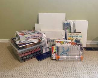 Large Lot Of Crafting Supplies  DIY Projects