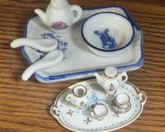 French Miniature Teaset  More