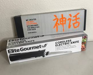 Matsato Knife New In Box With New Cordless Electric Knife