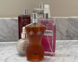 Jean Paul Gaultier Cartier Escada With Miscellaneous Perfumes  Serums