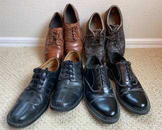 4 Pairs Leather Mens Shoes