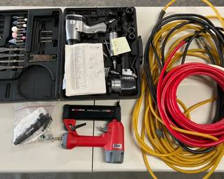 Master Craft Air Tool with Senco Nail Gun and Air Tubes