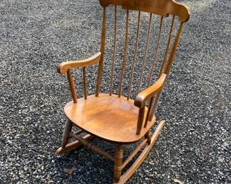 Vintage Wooden Rocking Chair