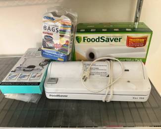 Food saver Vaccuum Sealer With Bags  Space Saving Items