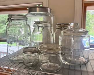 Mason Jars Glass Canisters  Aquafit Water Bottle