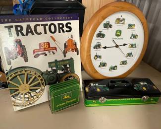 John Deere Decor including Wall Clock Coasters and More