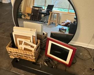 Large Mirrors Photo Frames Digital Picture Frame  Samsung Sound Bar