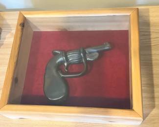 Framed Gun Art
