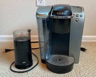 Keurig Coffee Maker with Braun Coffee