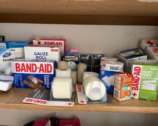 Assortment Of First Aid Items