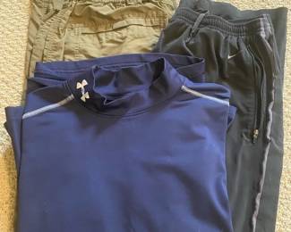 REI Cargo Pants Nike Sweats  Under Armour Dry Fit