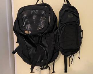 2 Black Backpacks