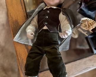  "Little Sherlock" collectible porcelain doll designed by artist Kathy Barry-Hippensteel