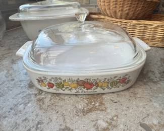 Vintage Corningware spice of life pattern