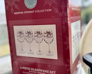 Martha Stewart  Stemware