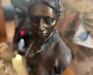 Collectible Bronze Sculpture "Navajo Splendor" by Lois Montoya Rumohr