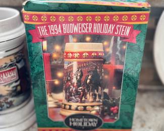 1995 Budweiser Holiday Stein