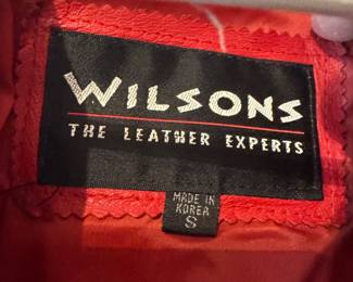 Wilson’s Red Leather Jacket
