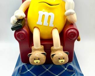 1999 M&M's Yellow Peanut candy dispenser