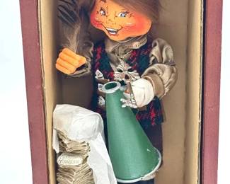 Thimbles “Chatty” Collectible Elf Doll in Box – Christmas Series
