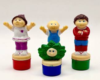 HG Toys vintage Cabbage Patch Kids rubber stamp figures