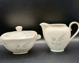 Bavarian Sugar Bowl & Creamer Pitcher