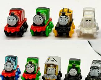 Mini Thomas The Tank Engine & Friends Toys Includes James, Henry, Edward, Percy, Stephen, Luke Payton, Toby, Salty