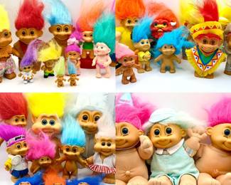 Huge Lot Of Troll Dolls
