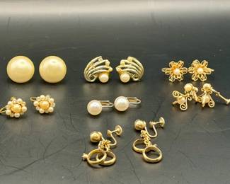 (6) Vintage Earrings