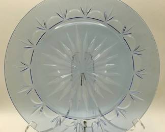 (6) Avon American Blue Dinner Plates With Boxes