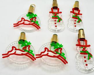 (6) Avon Christmas Ornaments