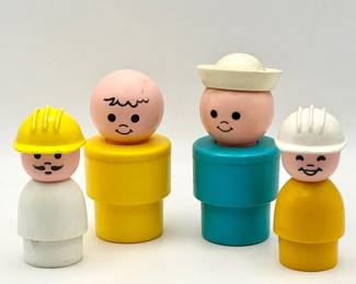 (4) Fischer Price Toy People