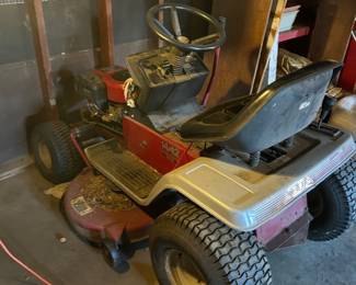 Older riding mower